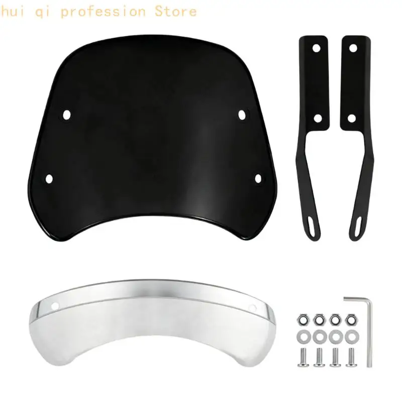 Vierloch-Motorrad-Scheinwerfer-Windschutzscheibe mit Halterung für Modifikation H8WE – Detail 9
