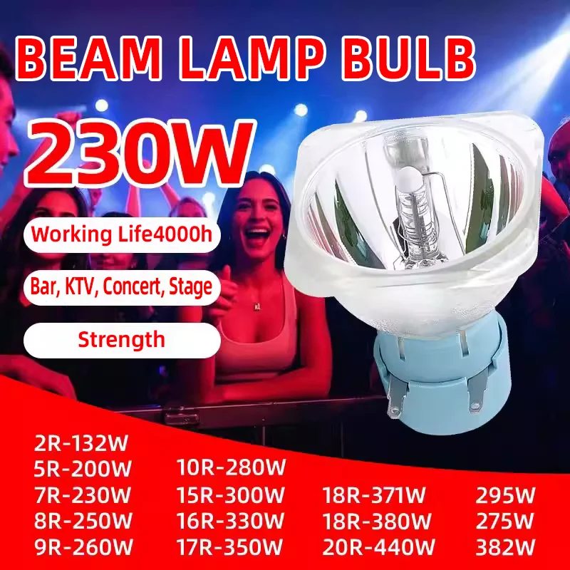 

A+ Quality Wholesale Price 7R 230W Stage Beam Bulb Sharpy Moving Head Light Lamp Replacement for KTV Bar with MSD Platinum Lamp