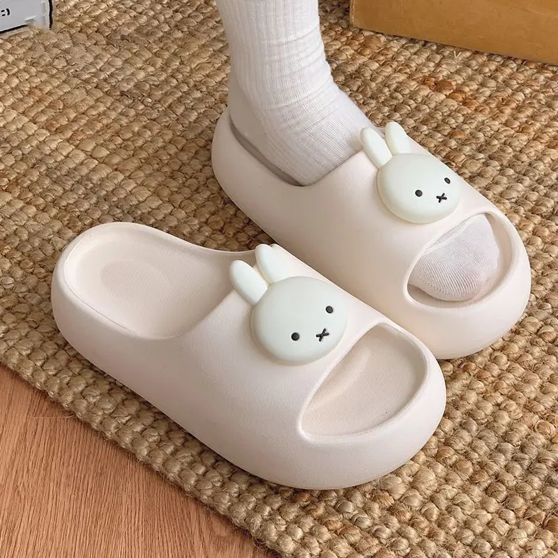 Cute Miffy Thick Sole Increase Height Light Comfortable Not Tired After Wearing for A Long Time Sandals Female 2026  Style Cute