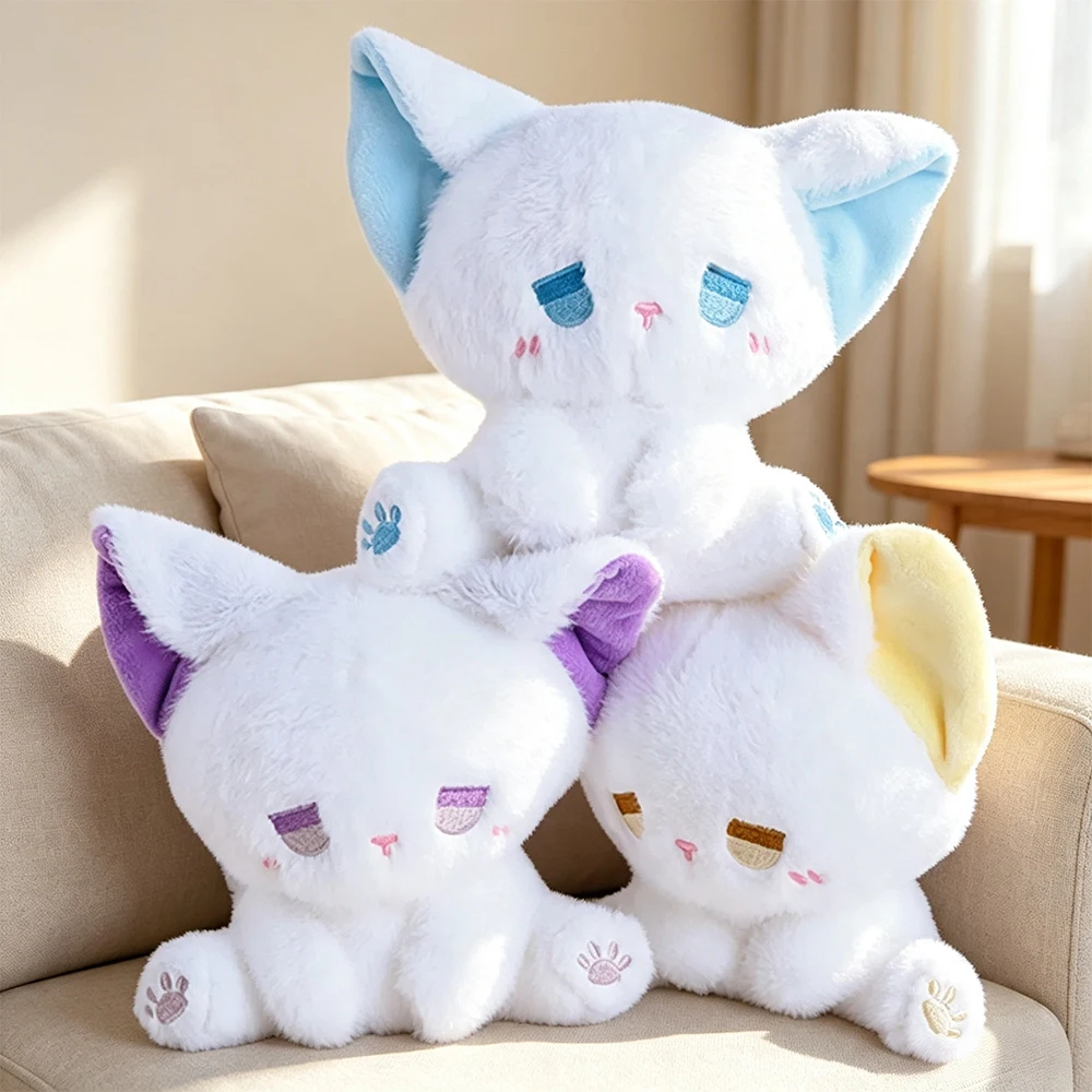 14cm Hot Sale Soft Fox Animal Plush Doll Cute Emo Cat Plush Toy Stuffed Lovely Kawaii Customized Plush Toys Kids Birthyday Gifts