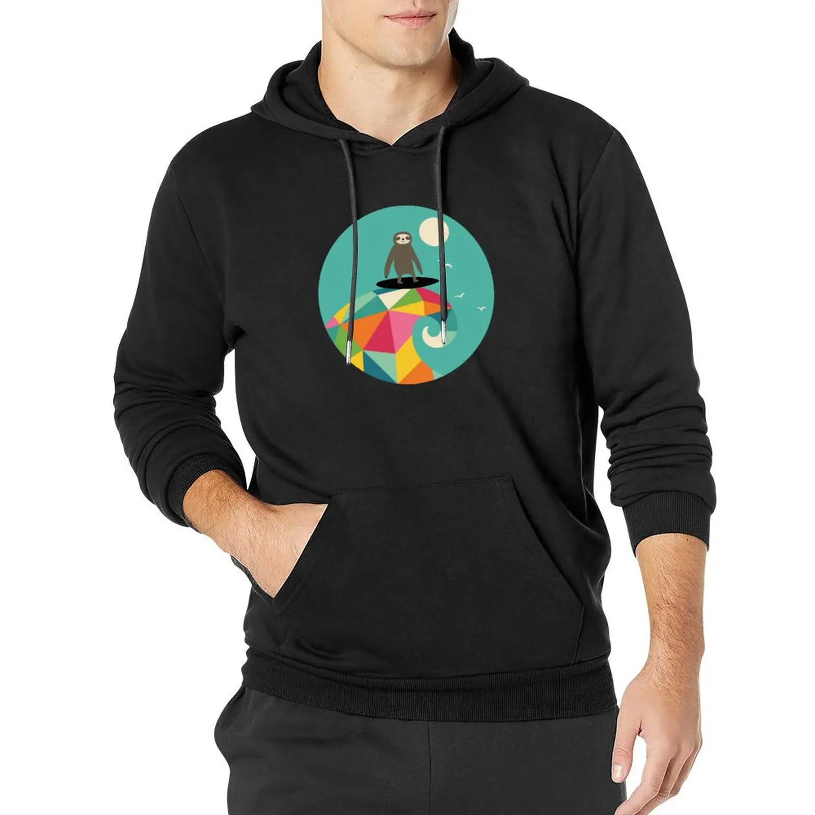 Surfs Up Pullover Hoodie streetwear men korean clothes hooded shirt men's clothing mens hoodie