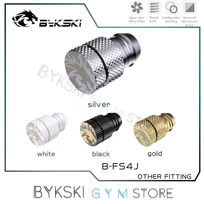 Bykski  Water Stop Hose Fitting For ID 12-13mm Soft Tube,Water  Cooling  Pipe Drain Adapter B-FS4J