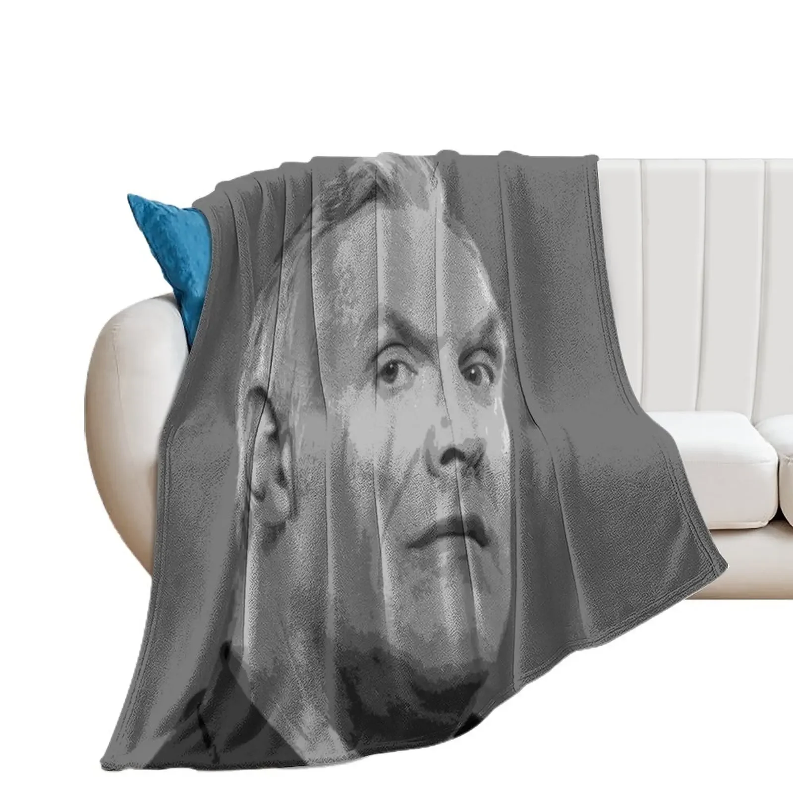 Greg Davies Pop Art Portrait Throw Blanket warm winter For Decorative Sofa Blankets