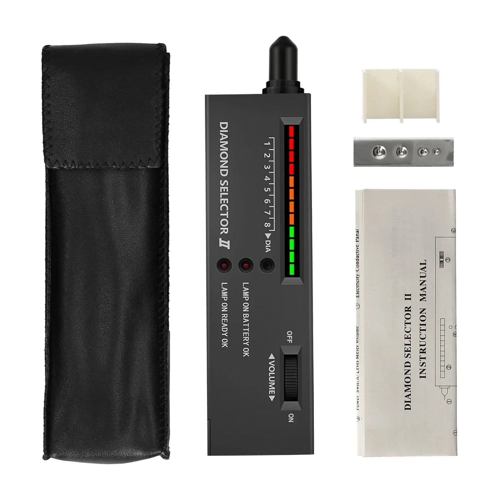 Professional Diamond Tester Pen High Accuracy Gemstone Jewelry Detector with Case for Beginner and Expert Tools
