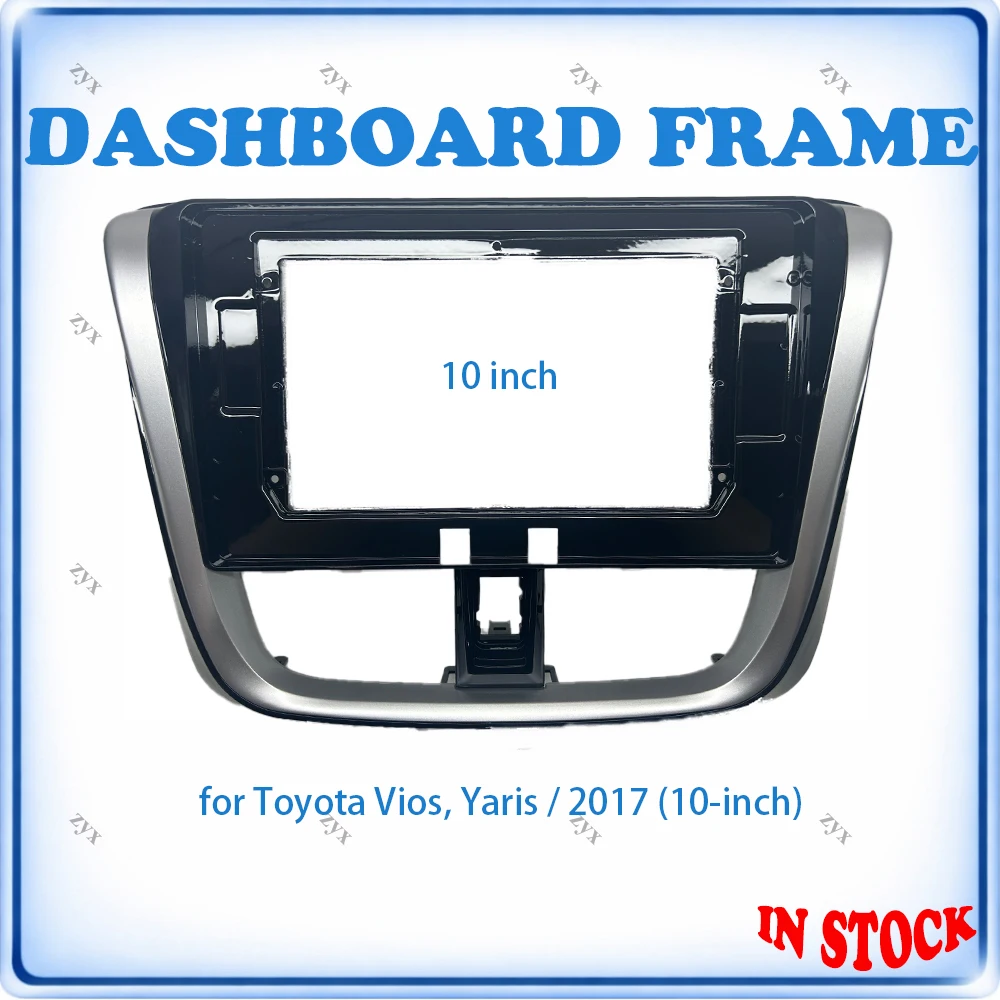 

Premium Car Radio Fascia Frame For Toyota Vios Yaris L 2017 10 inch Stereo Panel Wiring Harness Power Cable