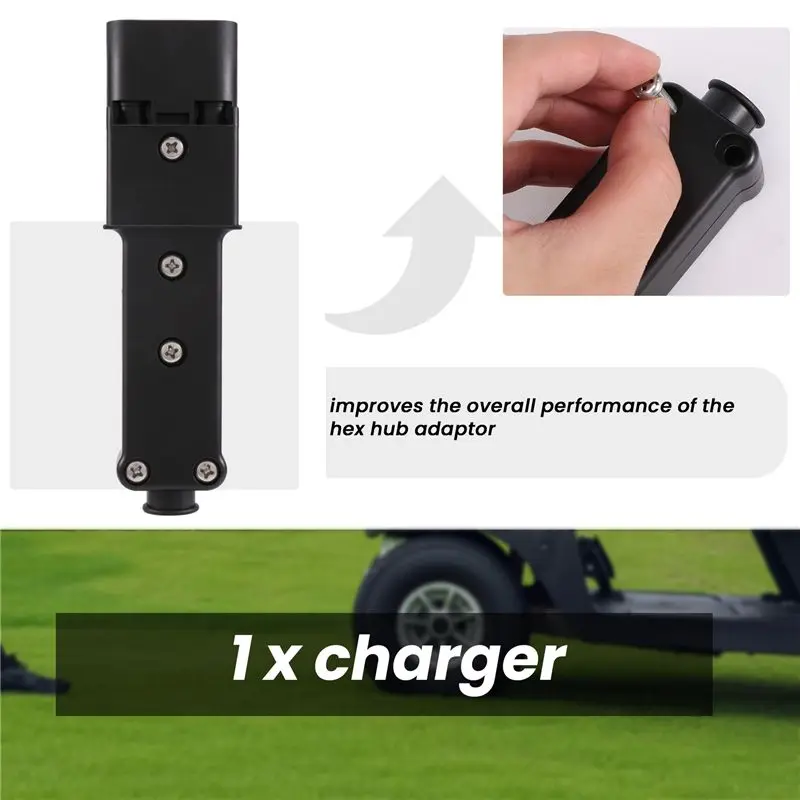 【Supernew】Battery DC Plug For G19 Golf Cart DC Cord MAC Chargers, 48-Volt JR1-H235A-00