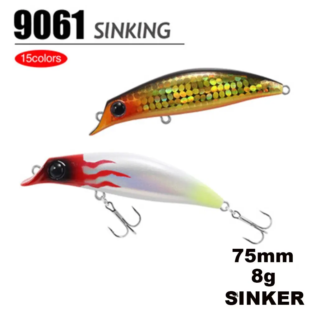 

Outdoor Crankbaits Useful Winter Fishing Minnow Lures Minnow Baits Fish Hooks Long Casting Lure
