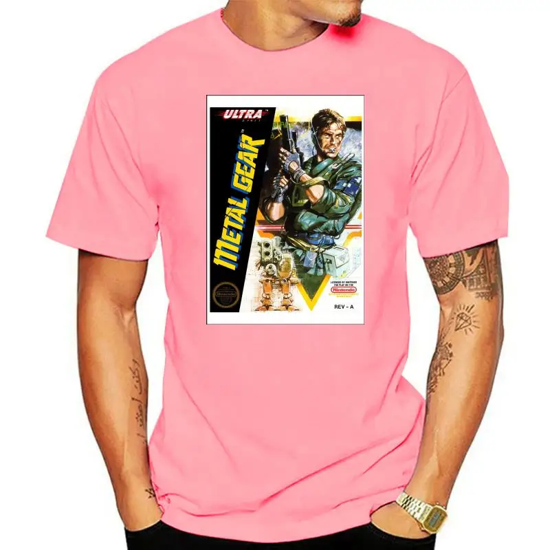 

New Metal Gear Nes Men'S T-Shirt Clothing Size S-2Xl Newest Fashion Tee Shirt