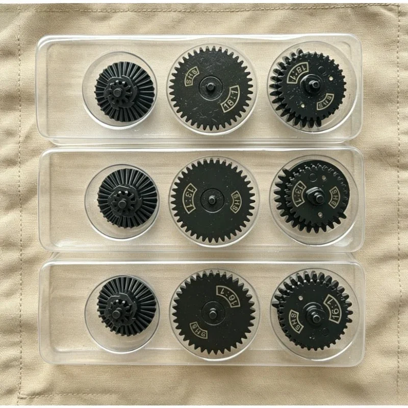 Tempered Steel Gear Set Accurate Tooth Spacing Reduced Operation Wear Hobby Mechanical Model Custom Build Spares