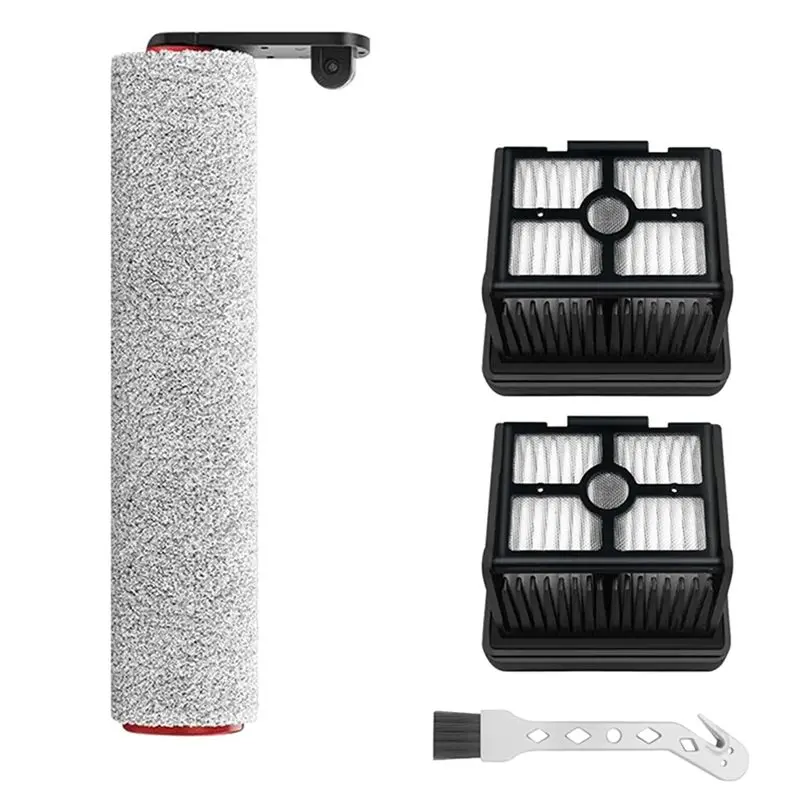 BHTS-For Dreame H12 Plus / H12 Wet Dry Vacuum Cleaner Roller Hepa Filter Set Vacuum Cleaner Consumables