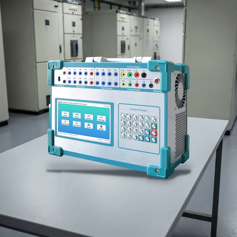 ZCL S701 Three Phase Relay Protection Tester 3x30A 4x125V Secondary Injection High Accuracy IP67 Protection 10kV Substation