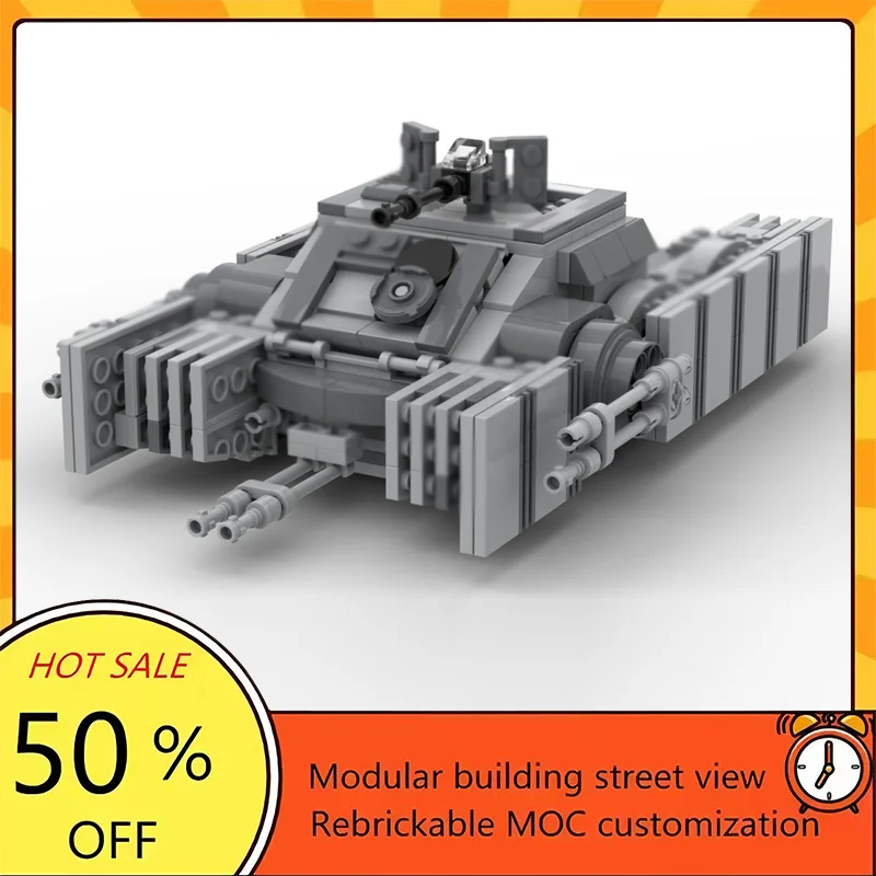 

Набор из 460 деталей: Популярная модель танка TX-225 из фильма «Звездные войны», конструктор MOC, модульная технология, подарок на праздник, игрушка для сборки, детский набор