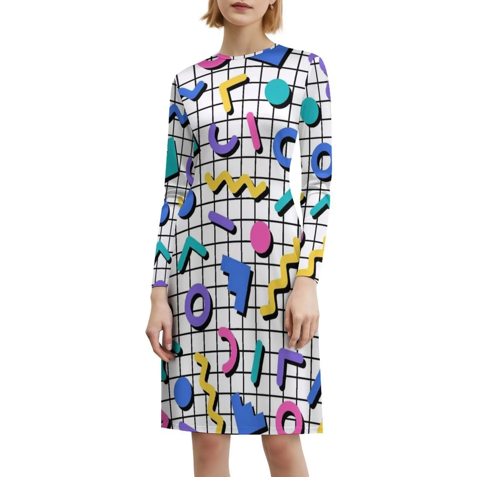 فستان عطلة مثير بنمط ممفيس 638 للنساء فستان قصير لحفلات أعياد الميلاد وحفلات الشاطئ غير تقليدي توني ماجنر فستان رشاشات