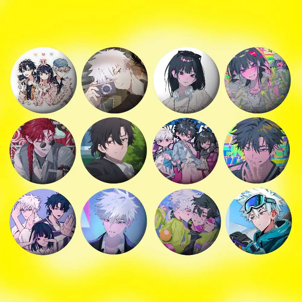 Anime-Link-Click-Abzeichen: Weiche Anstecknadel aus Weißblech, Metall-Brosche, individueller Schmuck, Accessoires für Hut, Tasche, Revers