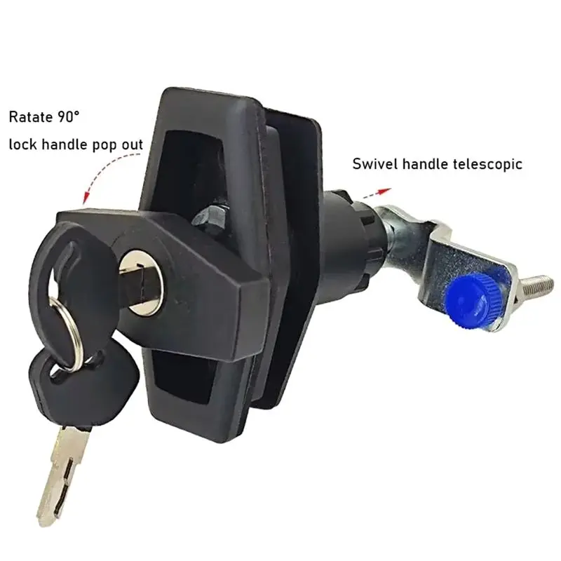 Compartment Door Locker PUSH -Up Door Lock For Swift Elldis Caravan RV Door Lock-ABQF