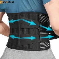 1PC Sports Adjustable Lumbar Back Brace, Anti-skid Breathable Waist Support Belt for Exercise Fitness Cycling Running Tennis