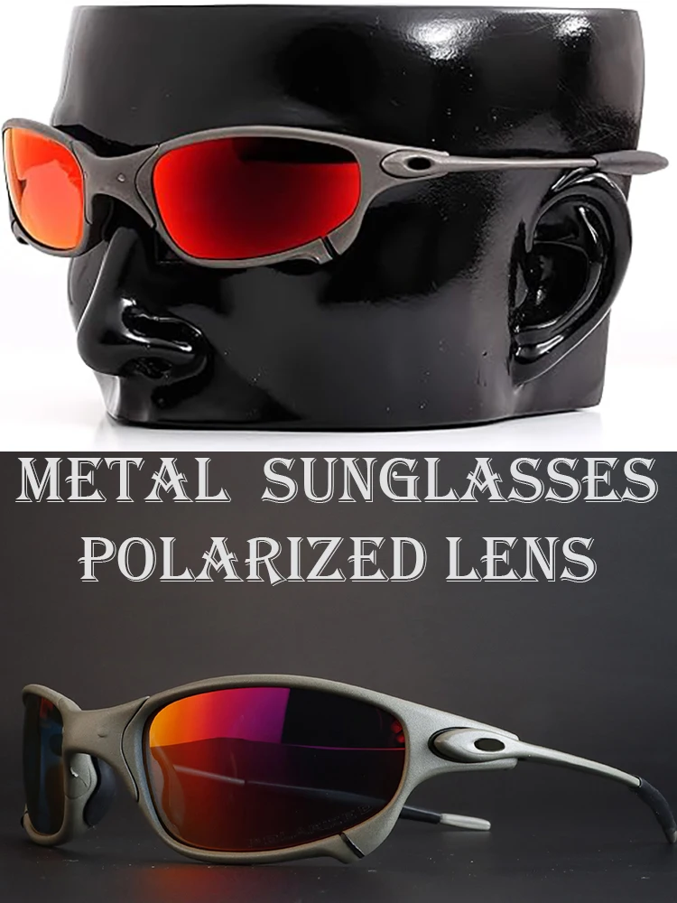 AliExpress NONE Sport Metal Polarized Sunglasses Cycling Glasses Fishing Sunglasses Men Bicycle Goggles Cycling Eyewear UV400 Riding Glasses