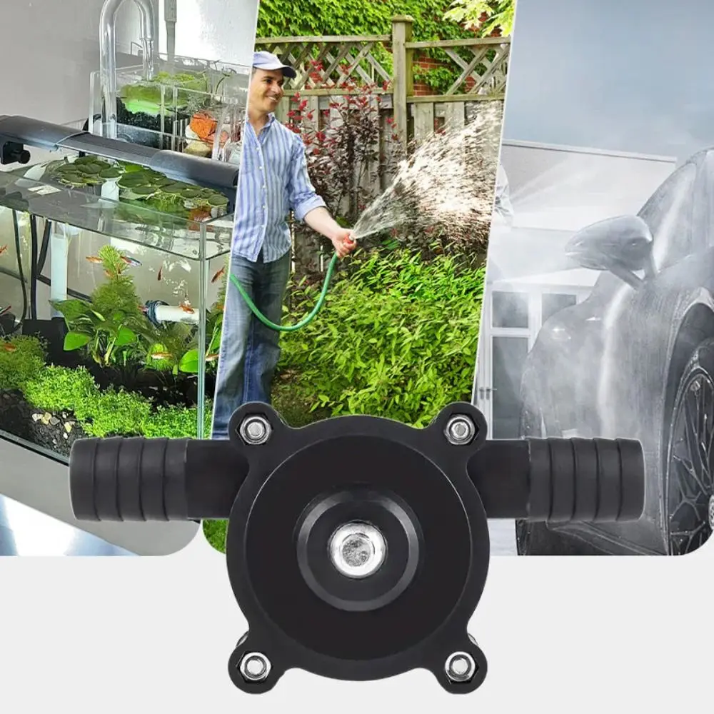New Mini Domestic Water Pump Centrifugal Pump Outdoor Garden Tool Practical DC Water Pumps Self-Priming Electric Drill Pumps