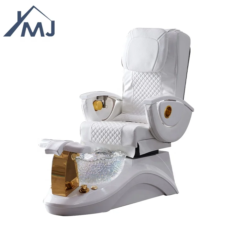 Nail Salon Electric Reclining Pedicure Chairs Foot Spa Massage With Pump Drain