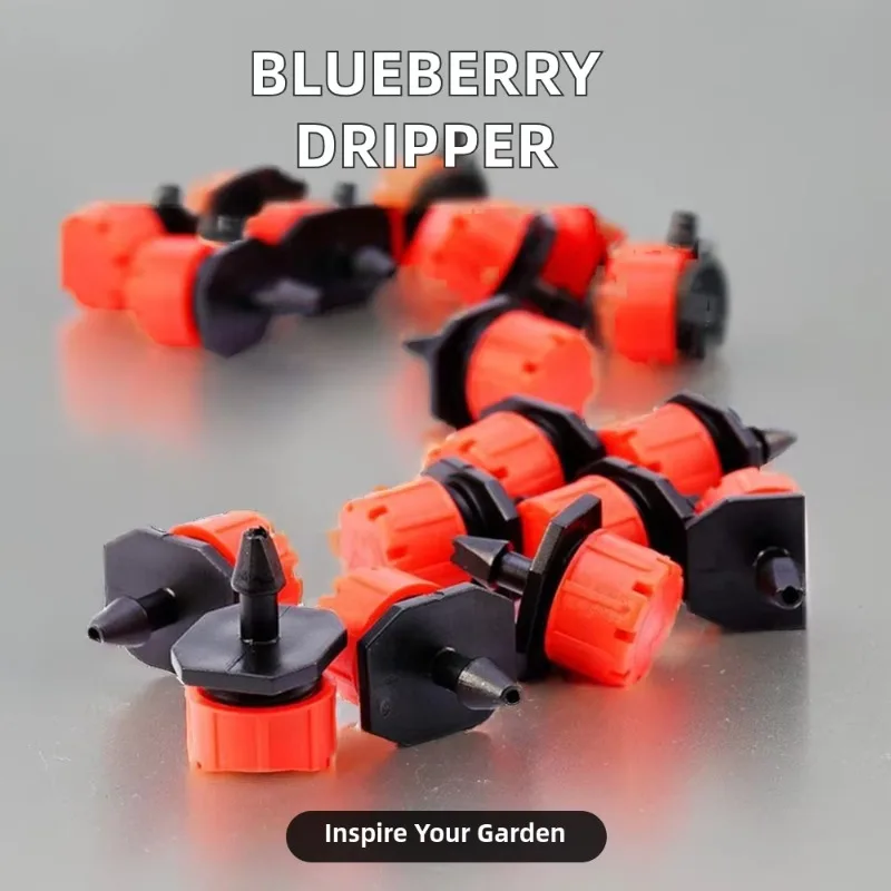 Adjustable blueberry irrigation dripper 0-70L irrigation pipe capacity