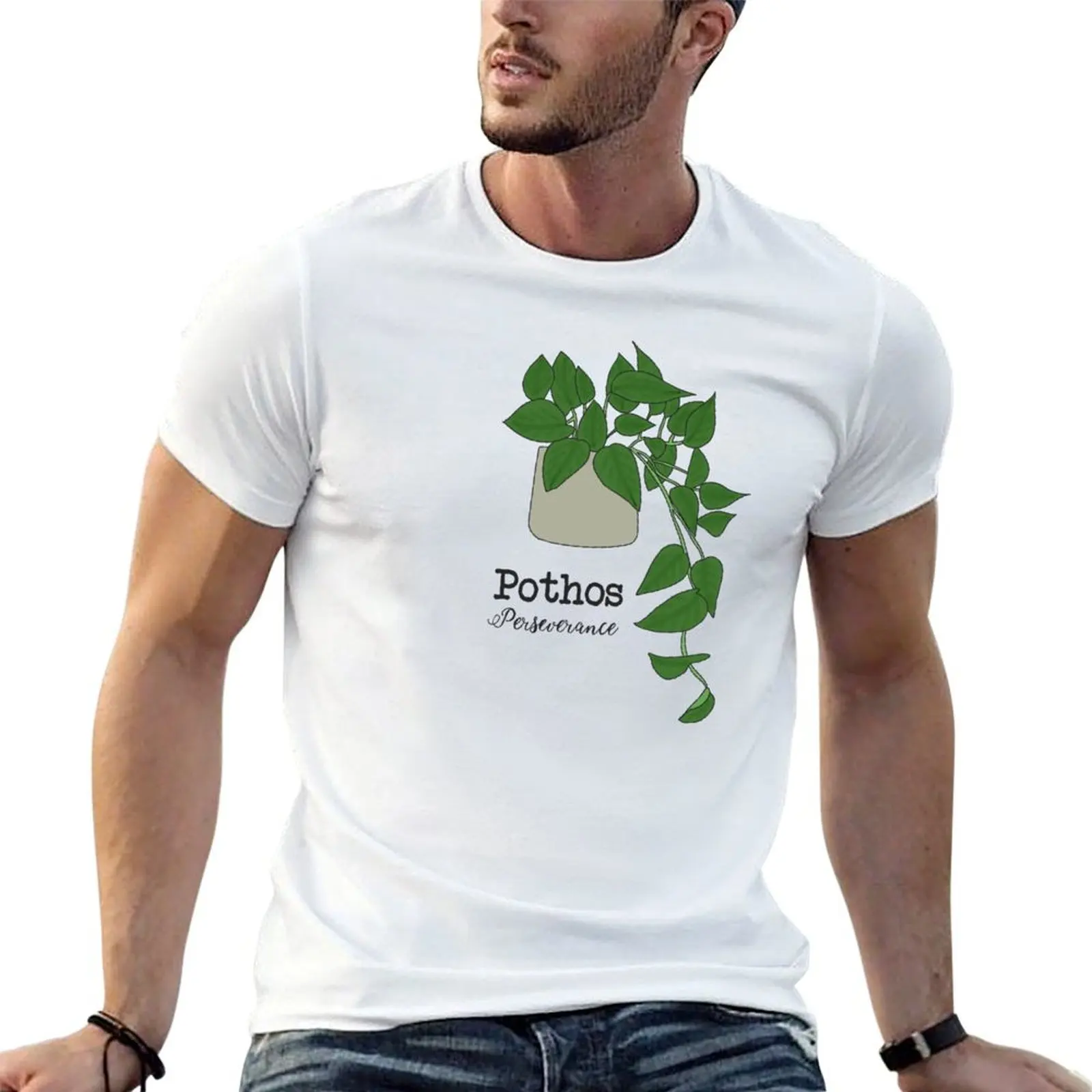 T-shirt Perseverance pour hommes, 100% coton, marque de luxe, t-shirt drôle pour homme, t-shirt en coton