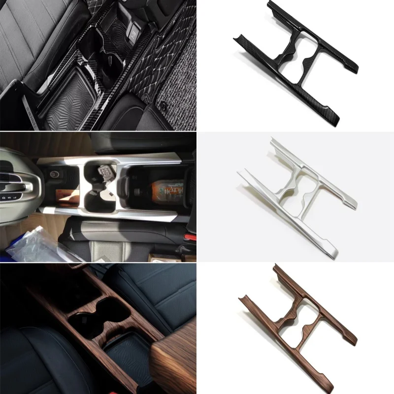 

For Honda CRV CR-V 2017-2022 Interior Mouldings Central Control Gear Box Shift Water Cup Holder Panel Cover Trim