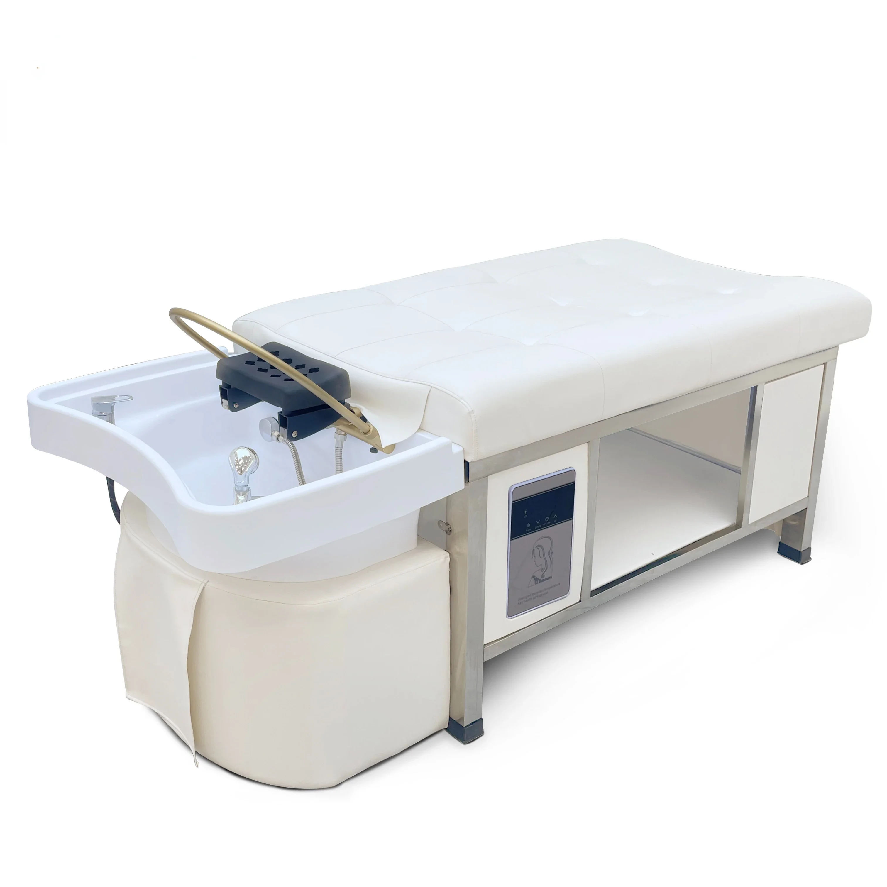 

Gold Seller Head Spa Equipment Customized Salon Thai Massage Shampoo Table Massage Chair Head Spa Salon Bed