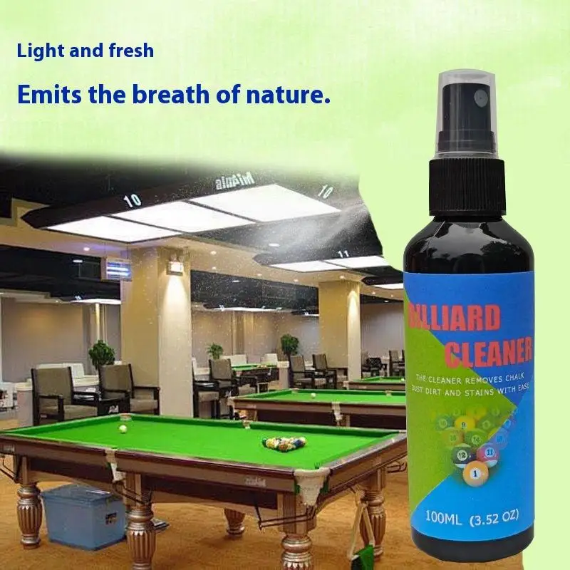 Pool Ball Cleaner Spray 100ml - Billiard Ball Polish Maintenance Cleaning Agent