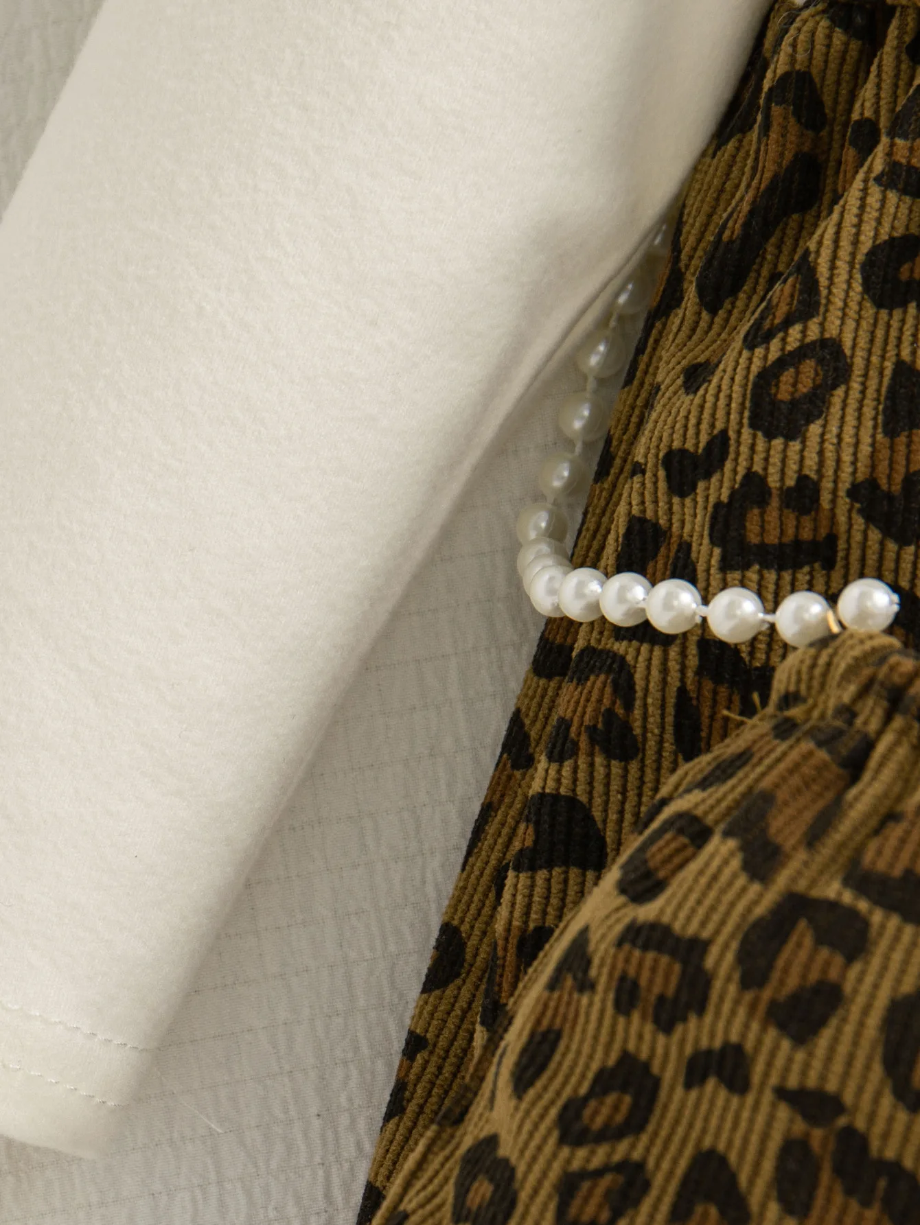 الخريف الوليد الفتيات فستان قطعة واحدة كم طويل ليوبارد طباعة فستان الأميرة الطفل + حقيبة وهمية 2 قطعة عادية 1-3Y طفل Clothig