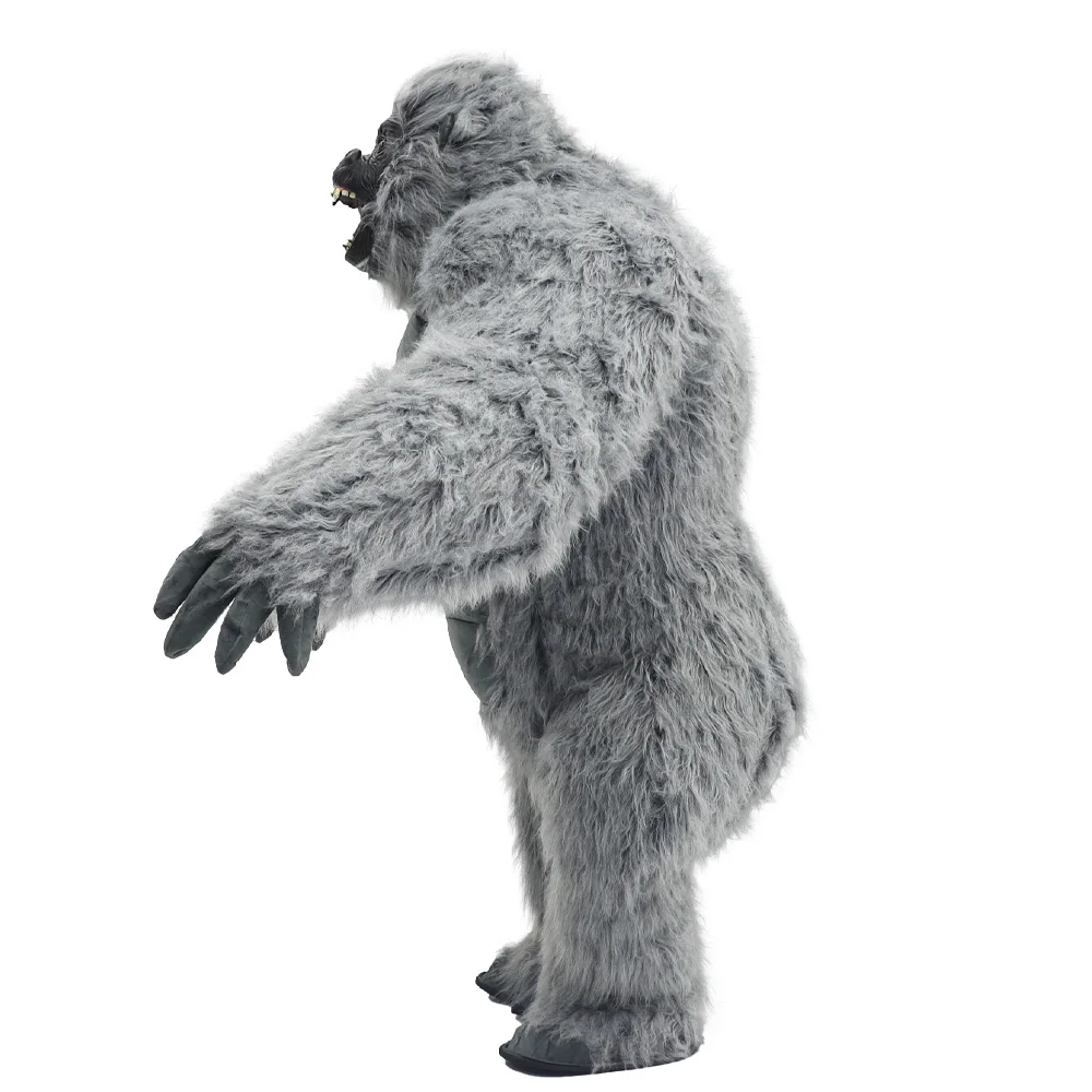 Right Side View of Gray Kong Costume