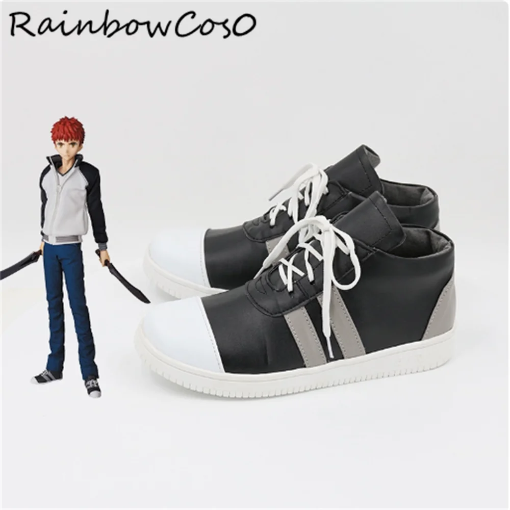 Emiya-shirou fgoコスプレシューズ,fgoブーツ,アニメゲーム,ハロウィーンパーティー,rainbowcos0,w4345