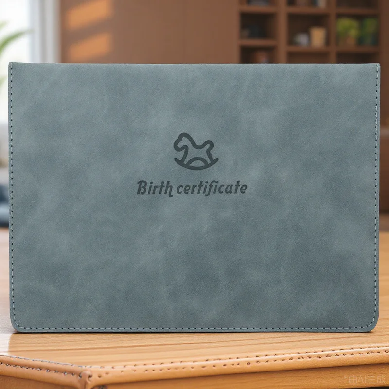 

Birth Certificate Storage Folder Fine Texture Wonderful Workmanship Useful Protector Birth Certificate Protector