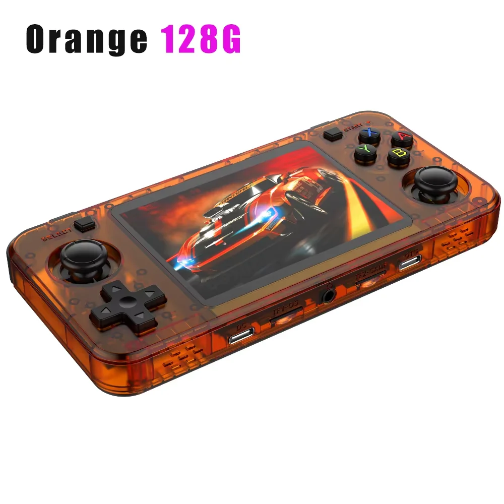 R36H ARKOS Retro Handheld Game Console Draagbare 64G 128G Pocket Video Player 3.5 Inch IPS Scherm R36S landschap Kid Gift