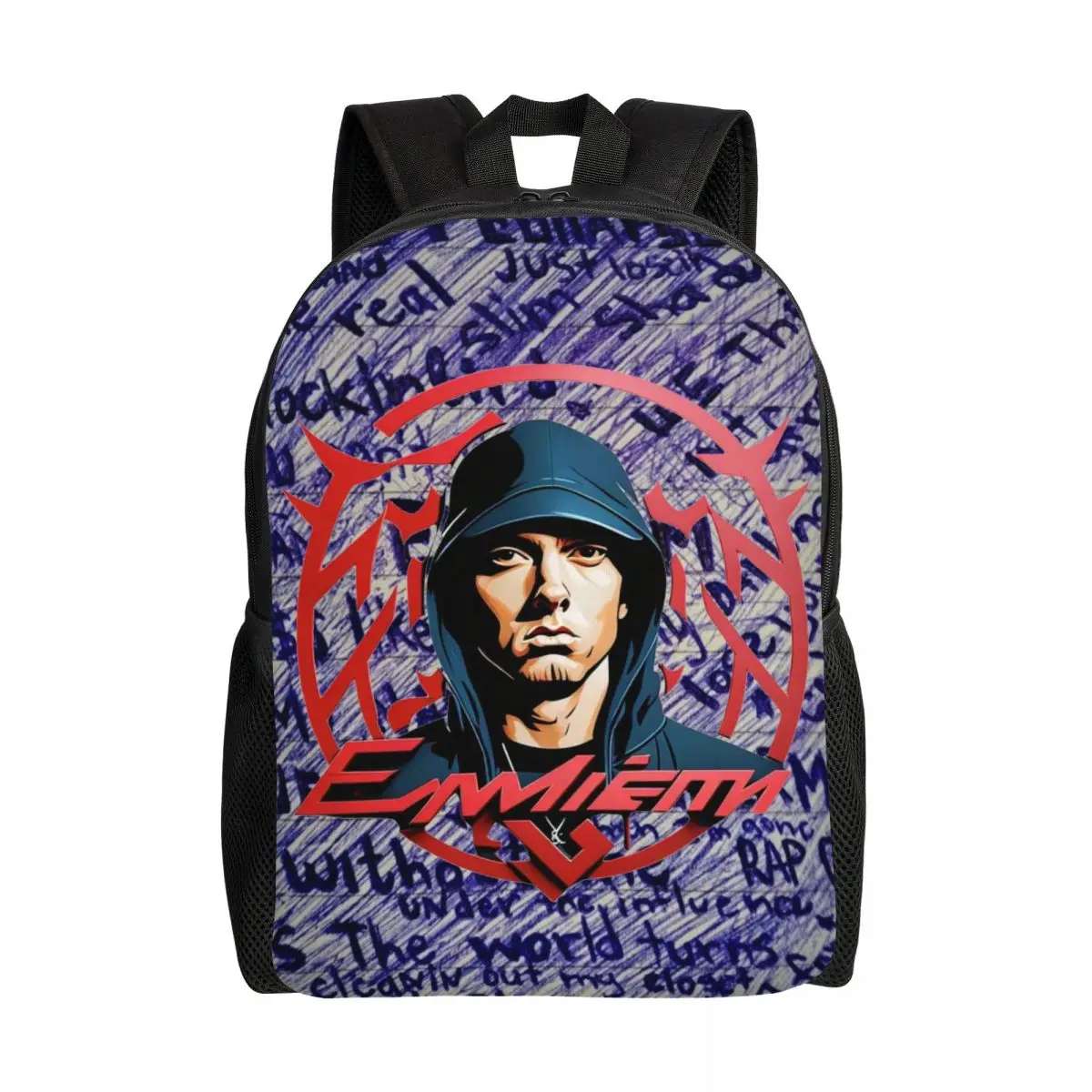 

Классические рюкзаки E-Eminem в стиле хип-хоп, рэпер для мужчин и женщин, водонепроницаемая школьная сумка для колледжа, сумки для книг с принтом