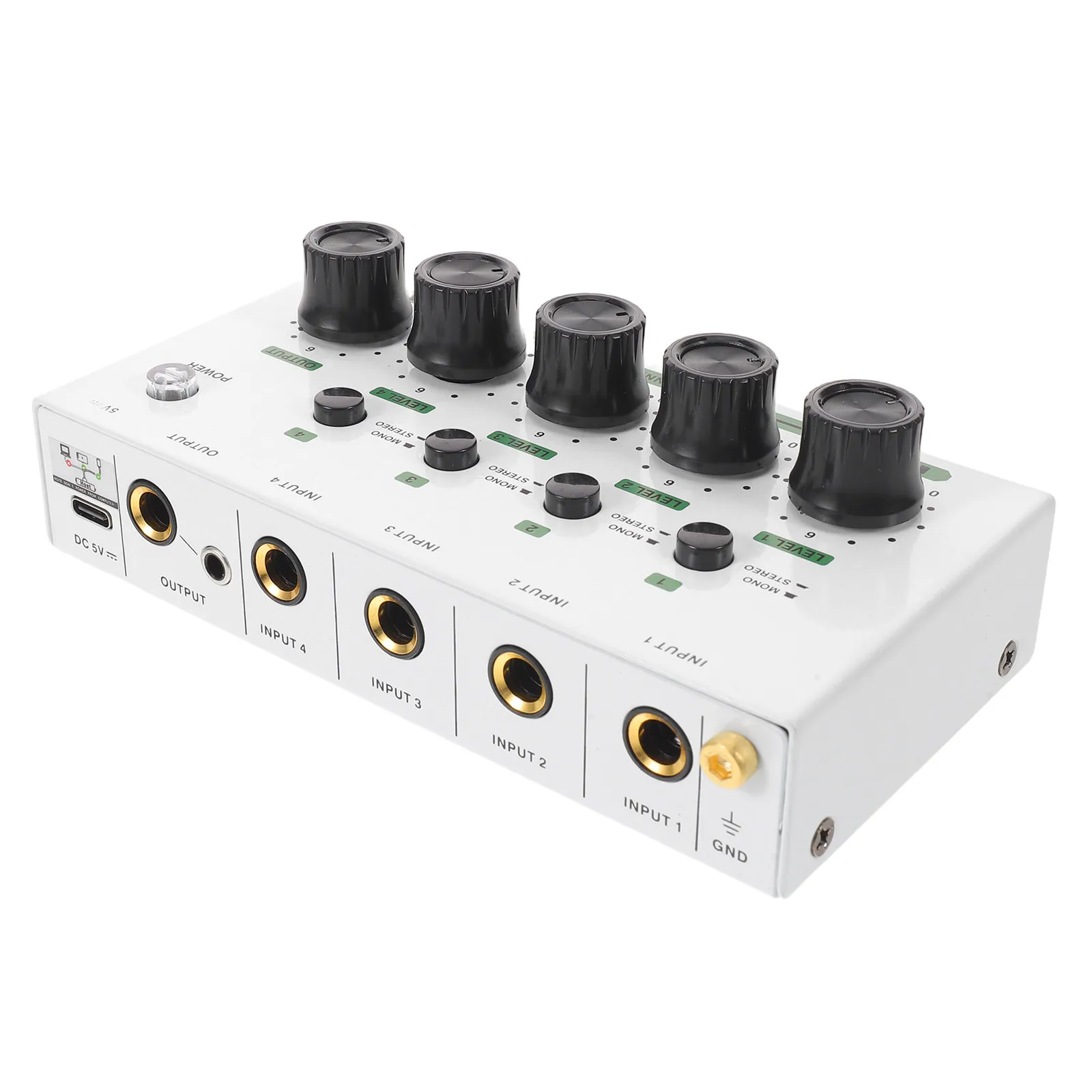 4-kanaals compacte audiomixer  - Audio Mixer 4 Channel recensie en prijs