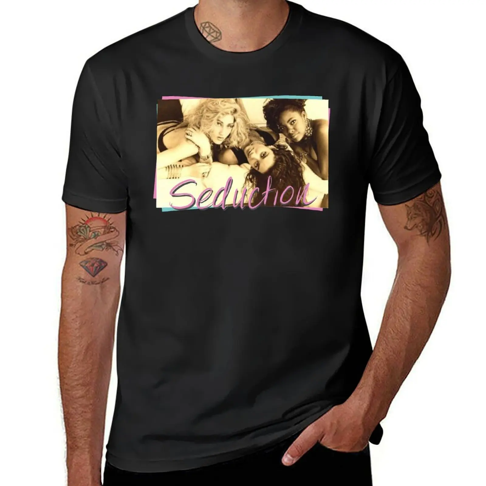 Seduction girl band T-Shirt customs design your own kawaii clothes graphics men clothing