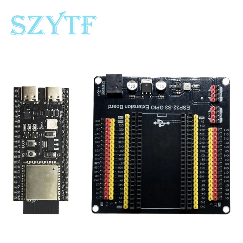 S3-DevKitC-1 N16R8 Dev Board,For ESP32 16MB Flash 8MB PSRAM WiFi BT Wireless Module, GPIO Extension Kit for Arduino