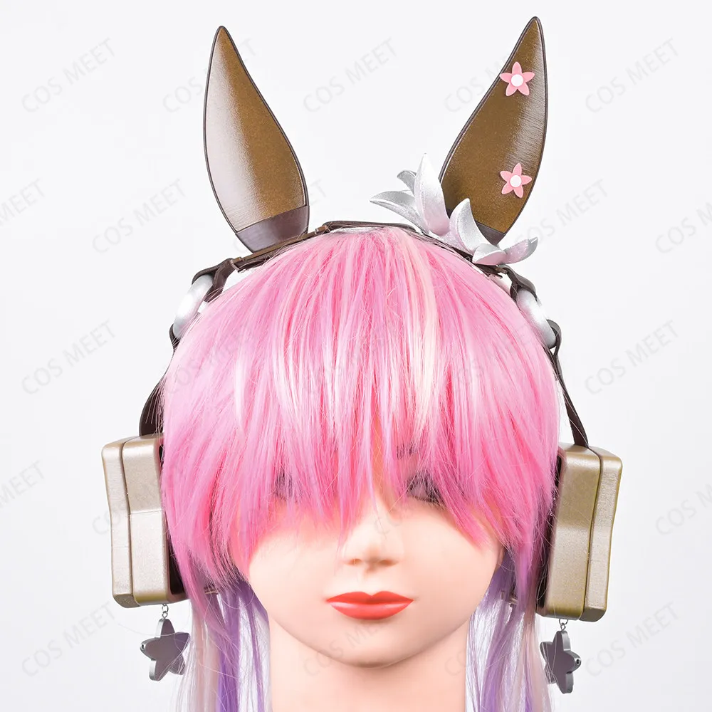 Anime Uma Musume Pretty Derby Rich Carat Cosplay Hair Clip For Halloween Carnival Party Dress Up Comic Con Cos Accessories view 4