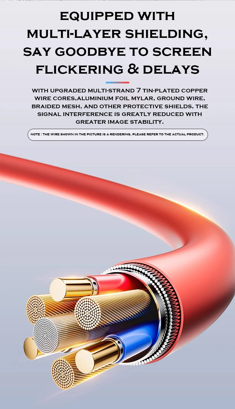 Для коммутатора 2, хост-проекционный кабель HD HDMI, универсальный проекционный кабель, видеокабель 4K/144 Гц для ROG ALLY, кабель для преобразования видео