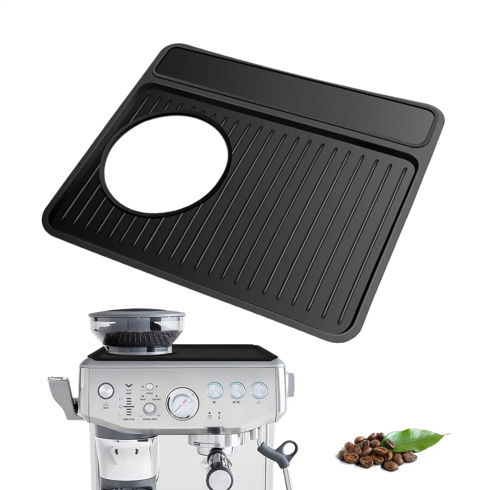 

Coffee Tamping Station Waterproof Coffee Machine Top Cover Mat Food Grade Kitchen Gadgets For Morning Countertop Bar Office Shop