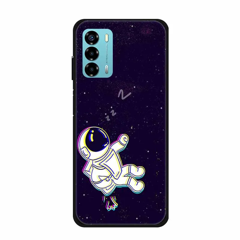 For ZTE Blade V40 Vita Case Astronaut Silicone TPU Soft Back Cover Phone Case For ZTE Blade V40 Vita V 40 Spaceman Gift Funda