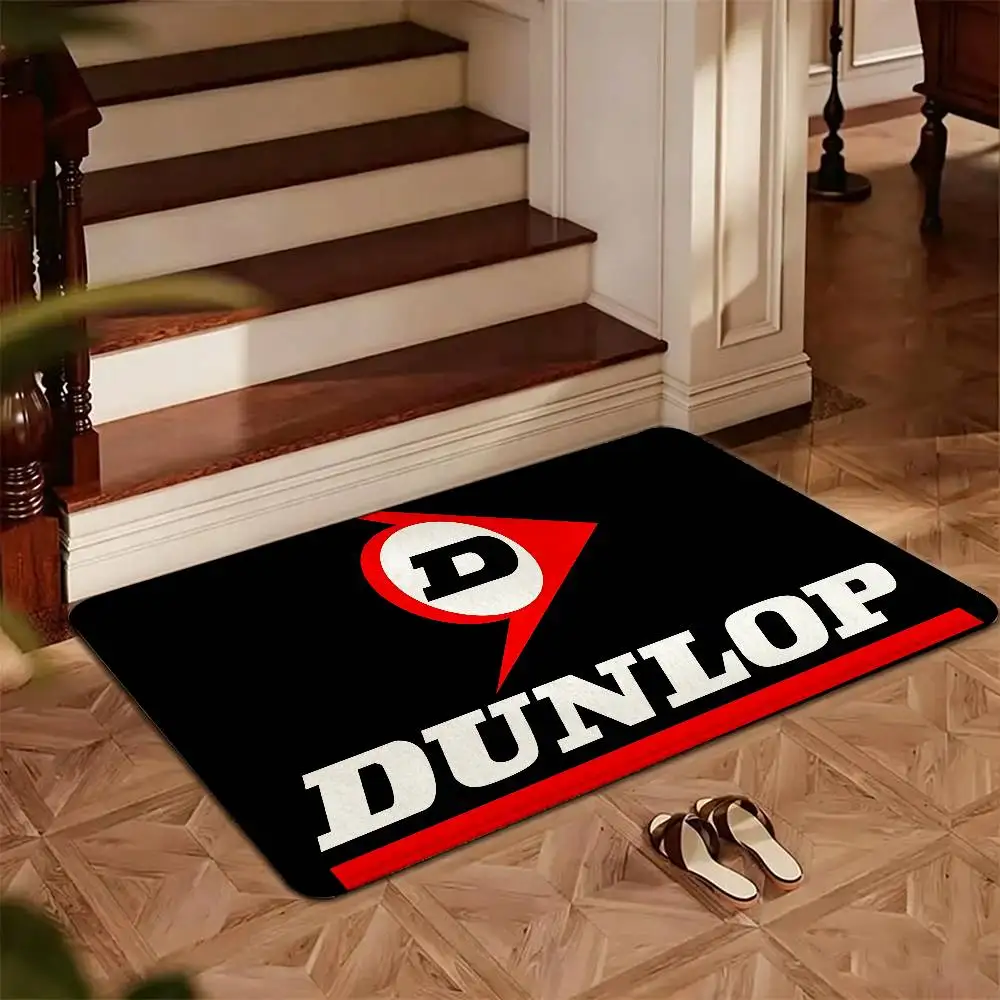 D-Dunlops T-Tyres Floor Mat Durable Carpet Rug For Footpad Mats Style Soft Bedroom Floor House Laundry