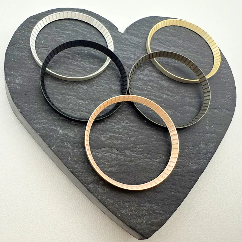 

30.3mmx27.3mm High Quality Watch Chapter Ring Fit SRPD SKX007 SKX009 NH35 NH36 Watch Case Replace Metal Inner Ring Watch Parts