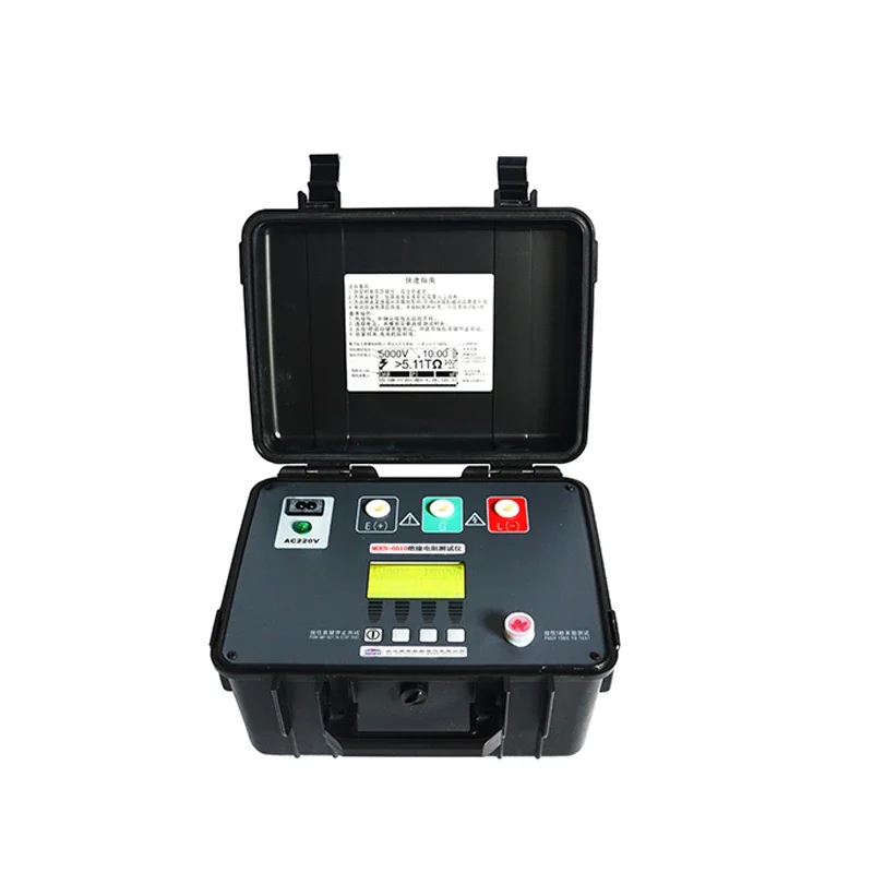 WQ6010 500V/1kV/2.5kV/5kV/10kV Insulation Resistance Tester High Voltage Tester