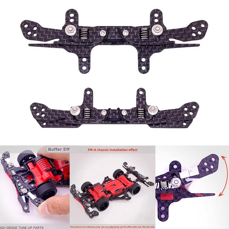 3mm Carbon Fiber Independent Suspension Spring Faucet/Phoenix Tail 94697/95257 Modify Parts For Tamiya Mini 4WD Car Model