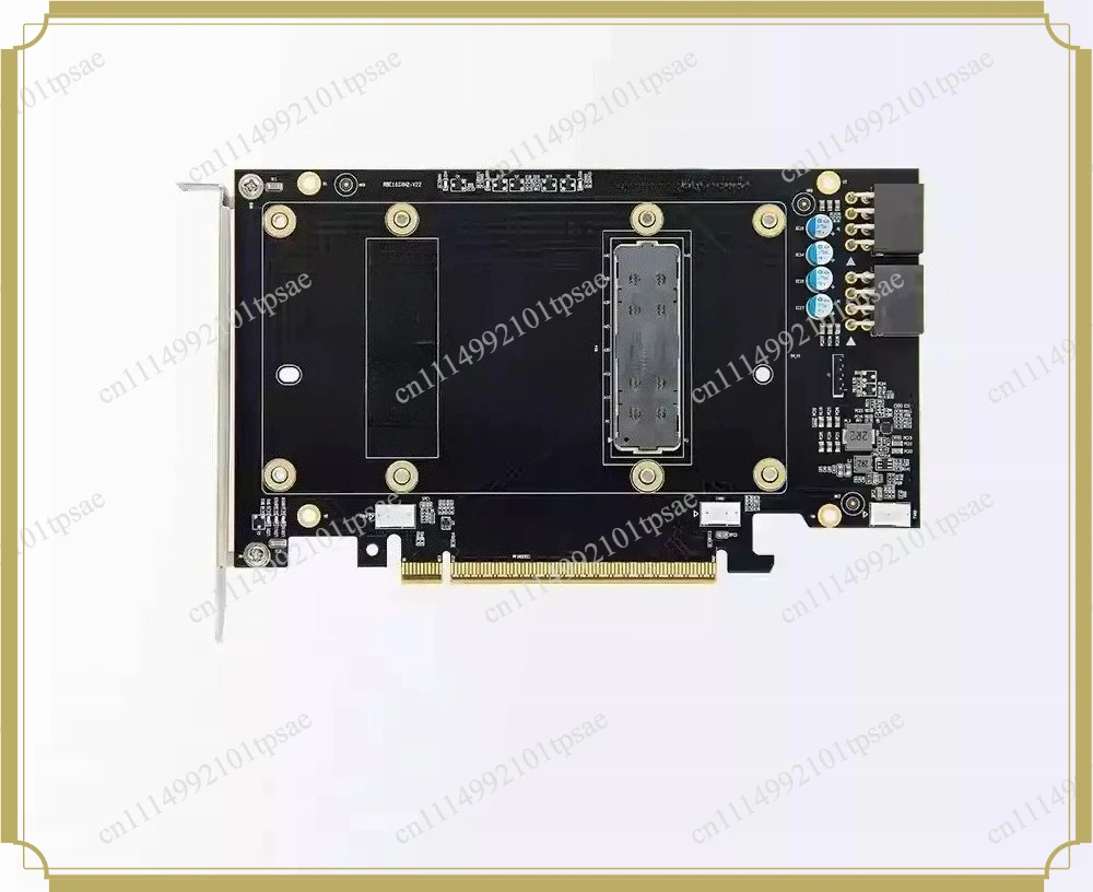 Suitable for NVIDIA V100 SXM2 to PCIe X16 adapter card, supports 16G/32G GPU and fan