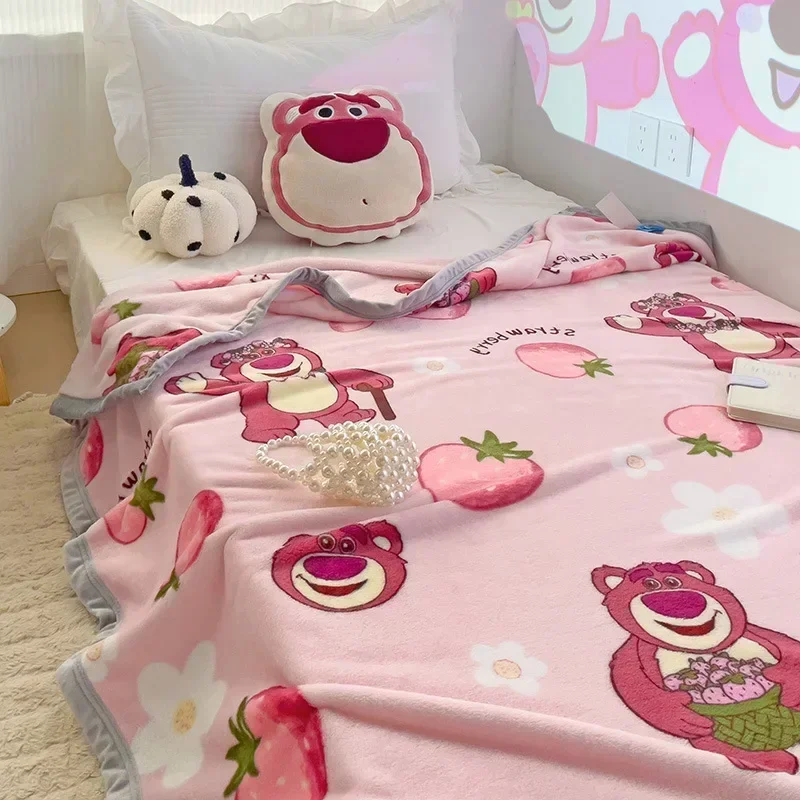 1*1.5m Sanrio Hello Kitty pluszowy koc Pochacco prześcieradło dziecięce miękkie etui dla dorosłych Cartoon Aircondition drzemka Tippet puszysta kołdra