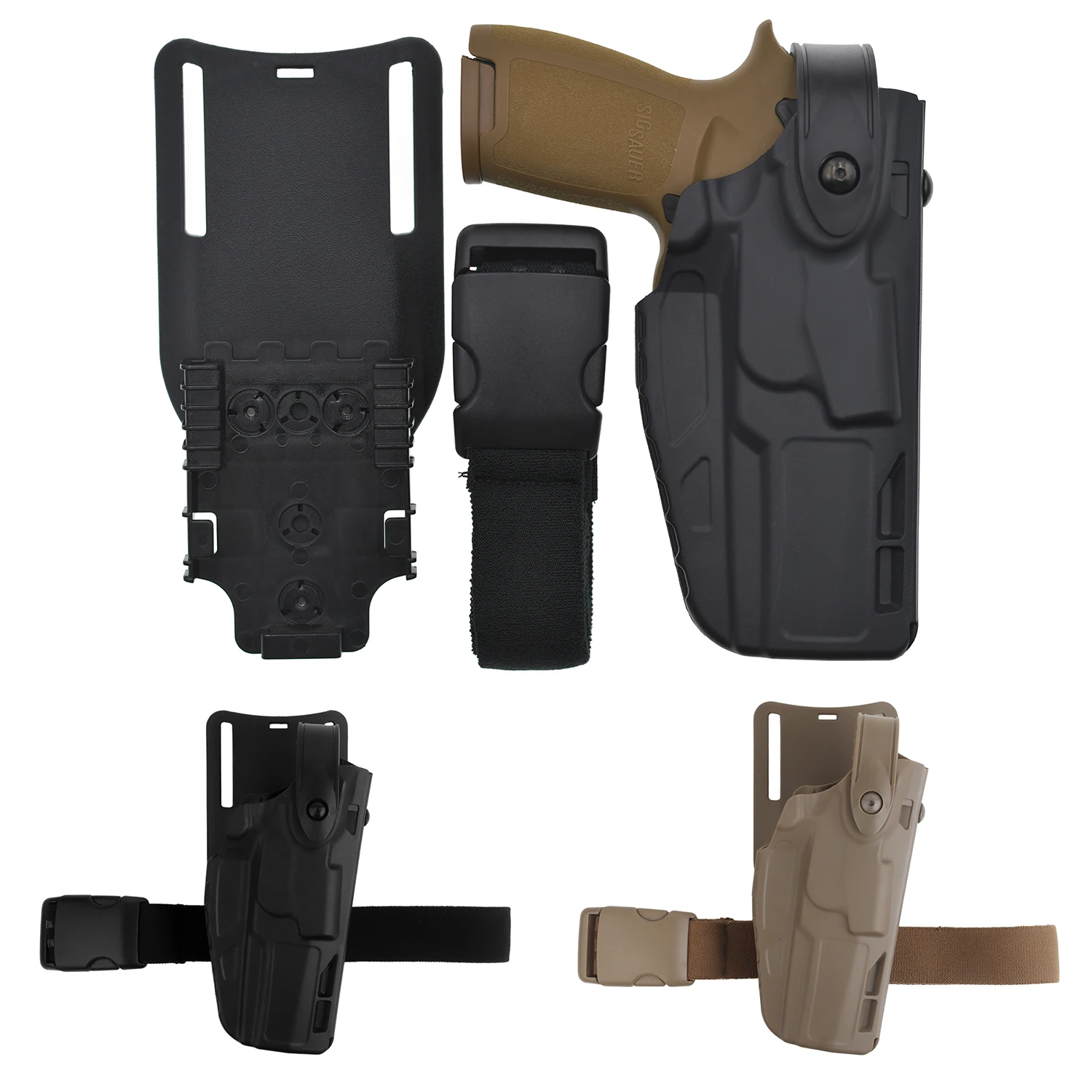 SIG P320 M17 M18 Double Safety Block Pistol Holster 2.25 Inch Belt Leg Wrapping Multy Angle Hand Carrier Pistol Airsoft