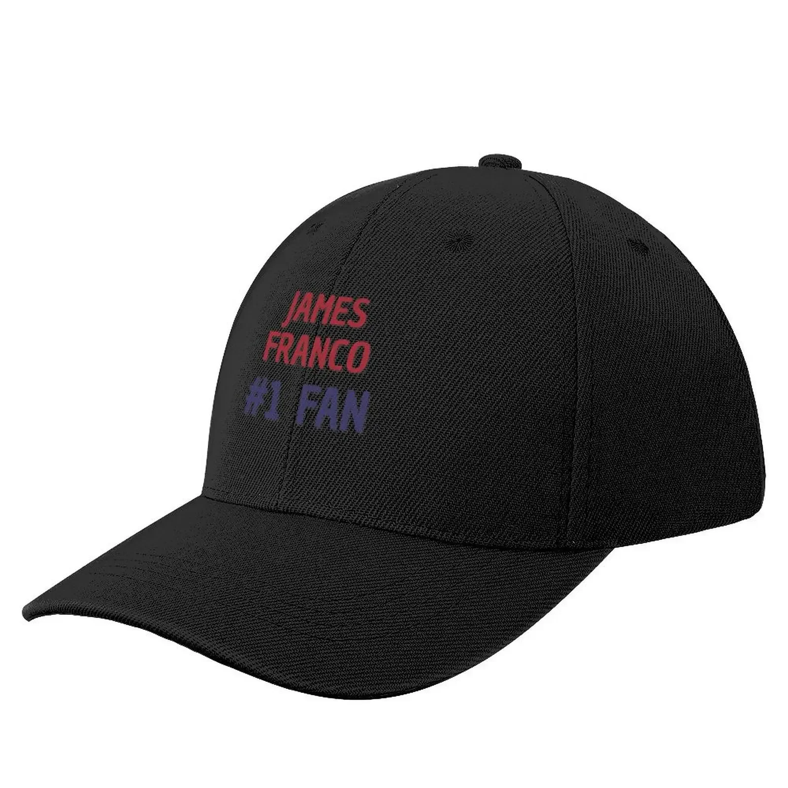 James Franco #1 Fan Baseball Cap Big Size Hat Hat Luxury Brand Brand Man cap Bobble Hat For Man Women's