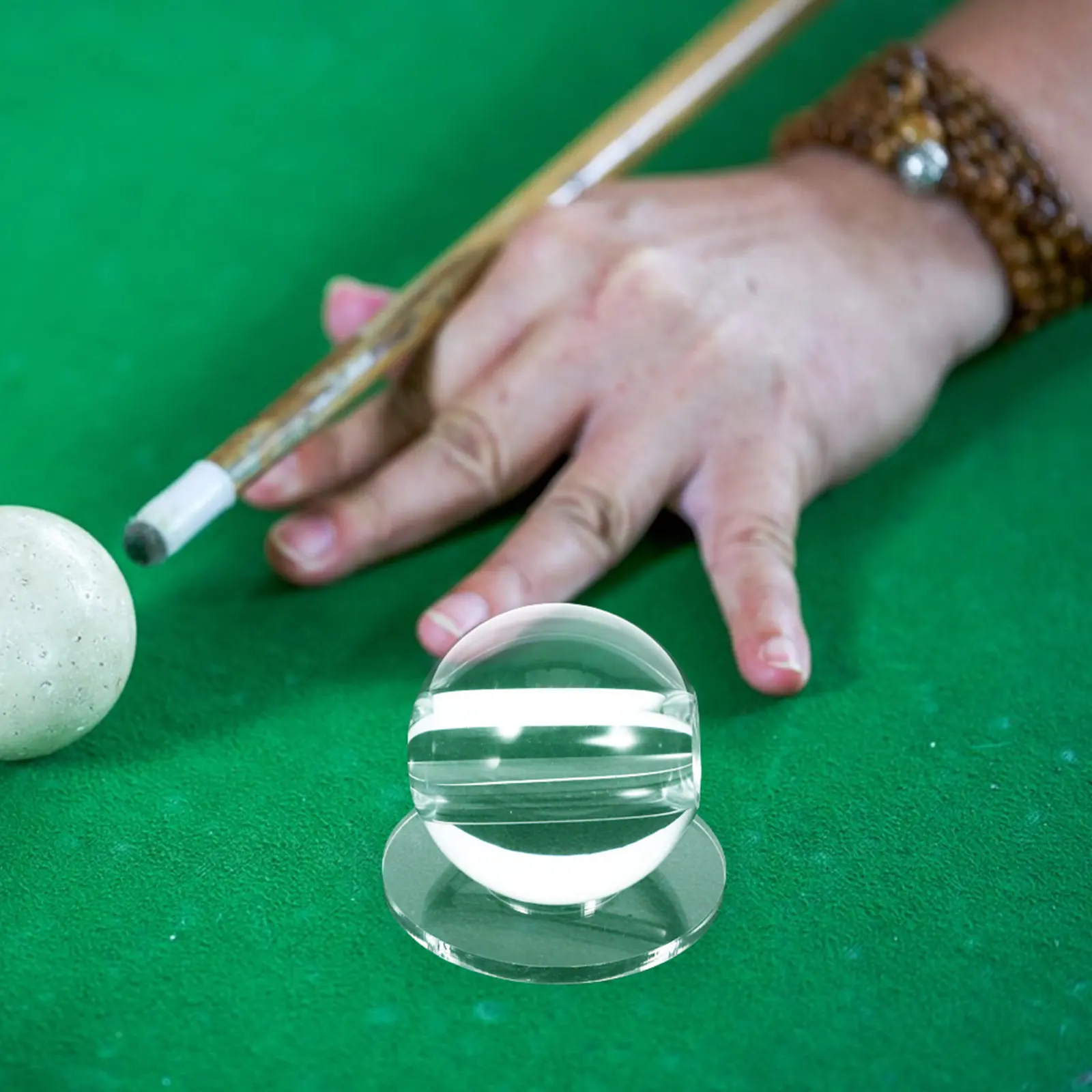 

Прозрачный тренажер для бильярда: мяч для коррекции техники игры в снукер, улучшения точности и развития навыков